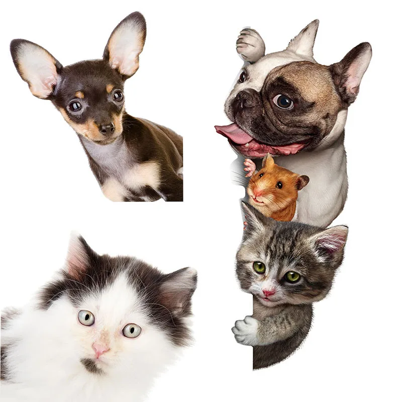 1 шт. Светоотражающая наклейка в виде кошки животного|car sticker|funny stickersstickers and decals |