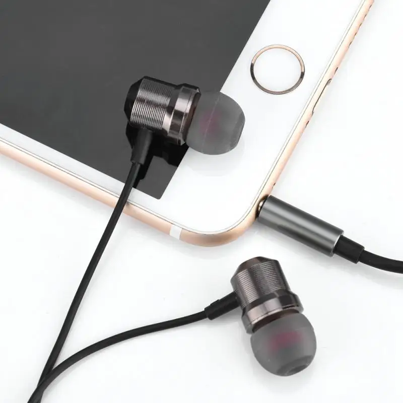 VBESTLIFE Wired Earphone 3.5mm Jack Earphone with Mic Stereo