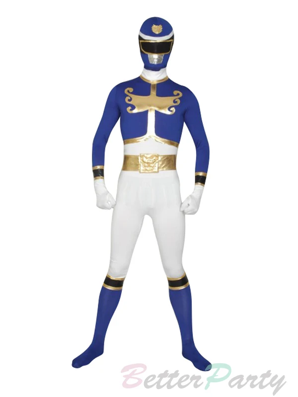 Супер Sentai серия Tensou Goseiger костюмы спандекс лайкра полный корпус