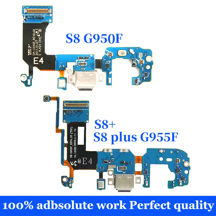 Для samsung Galaxy S8 G950F G950U S8 плюс G955F зарядка через usb Зарядное устройство разъем док-станция для Порты и разъёмы гибкий кабель для замены, ремонта Запчасти