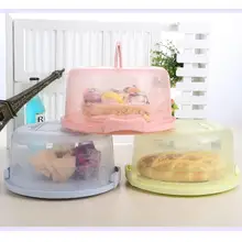 

Round Cake Box Carrier Handle Pastry Storage Holder Dessert Container Cover Case Birthday Wedding Party Cake Accessories A20