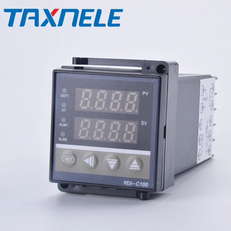 Цифровой регулятор температуры Термостат REX-C100+ Max 40A SSR реле+ K термопары