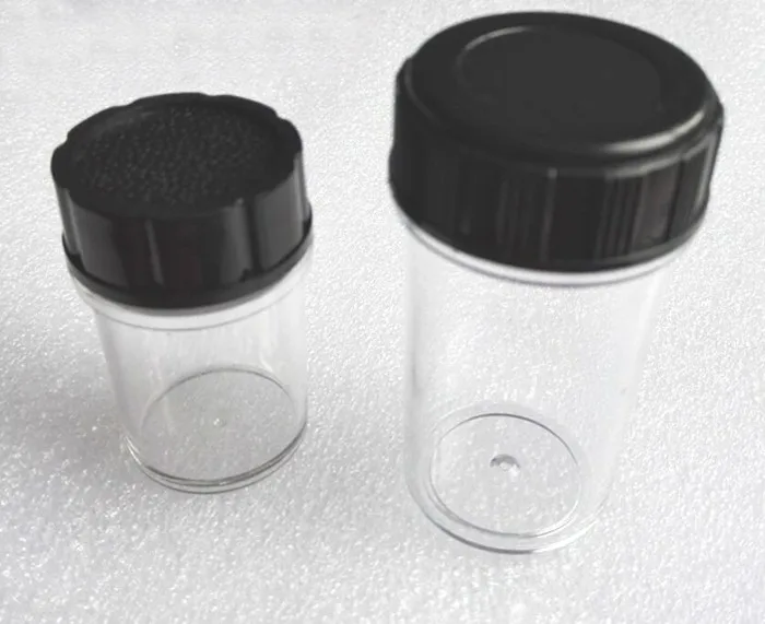 185 Microscope Objective Lenes Box Plastic Lens Protective Case with RMS Threadin Microscopes