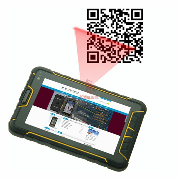 ST907 Прочный планшет водонепроницаемый пк QR 1D 2D лазерный считыватель штрих-кодов Сканер Android портативный мобильный КПК UHF RFID NFC отпечатков пальцев gps