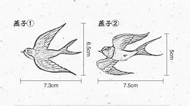 Набор из 2 Ласточка вышитые патчи для одежды утюг на Sew аппликации для рубашки и куртки джинсы сумки обувь Стикеры значки патч