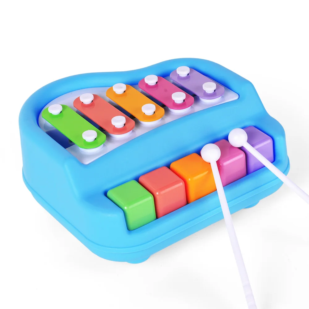2 in 1 Mini Piano and Xylophone Toy Musical Instruments Gift Early