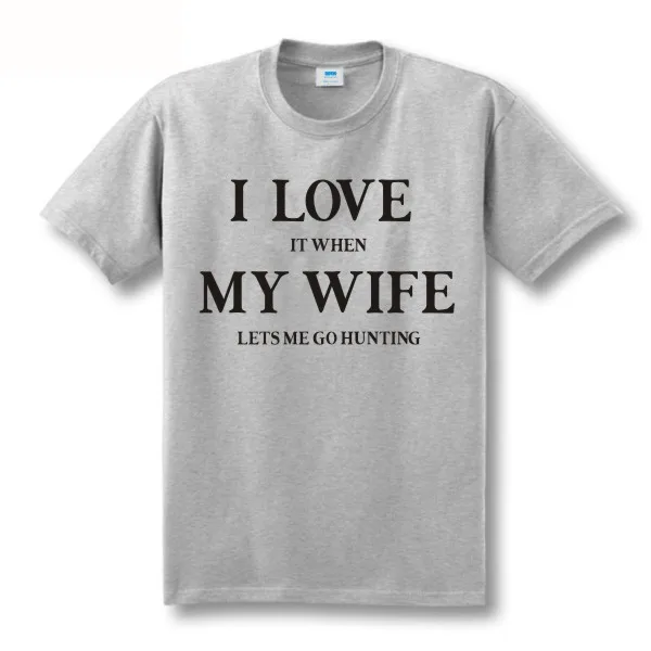 ECTIC/новый стиль Мужская/женская футболка с надписью I LOVE MY WIFE Забавные футболки
