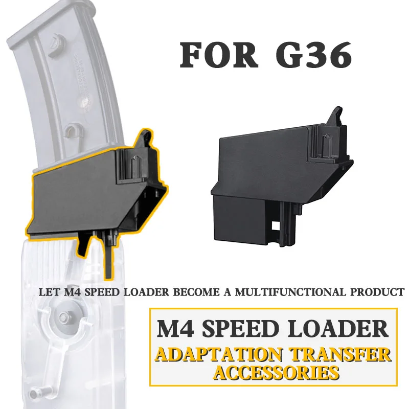 1PCS Neu M4 BB Speed Loader Konverter to Adapt Airsoft AK G36 MP5 Magazine 