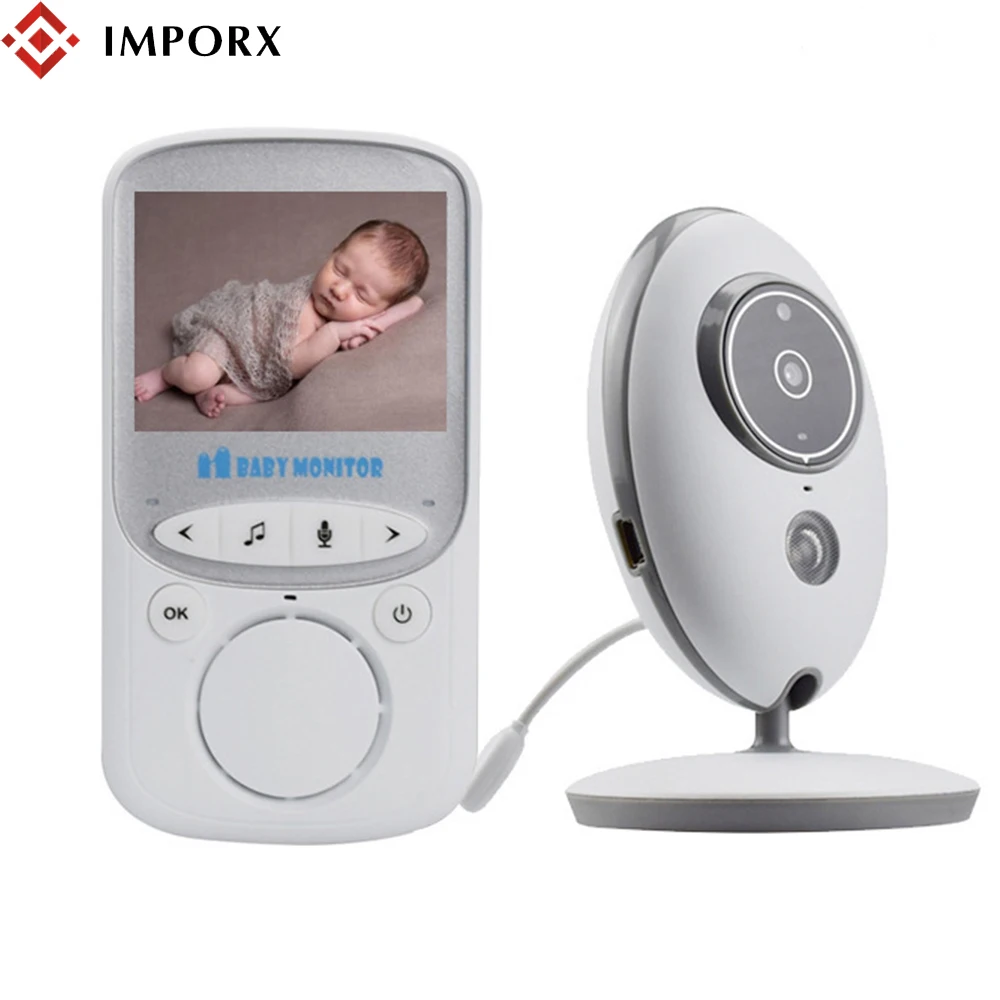 

IMPORX Wireless LCD Audio Video Baby Monitor Radio Nanny Music Intercom 24h Portable Baby Camera Baby Walkie Talkie Babysitter