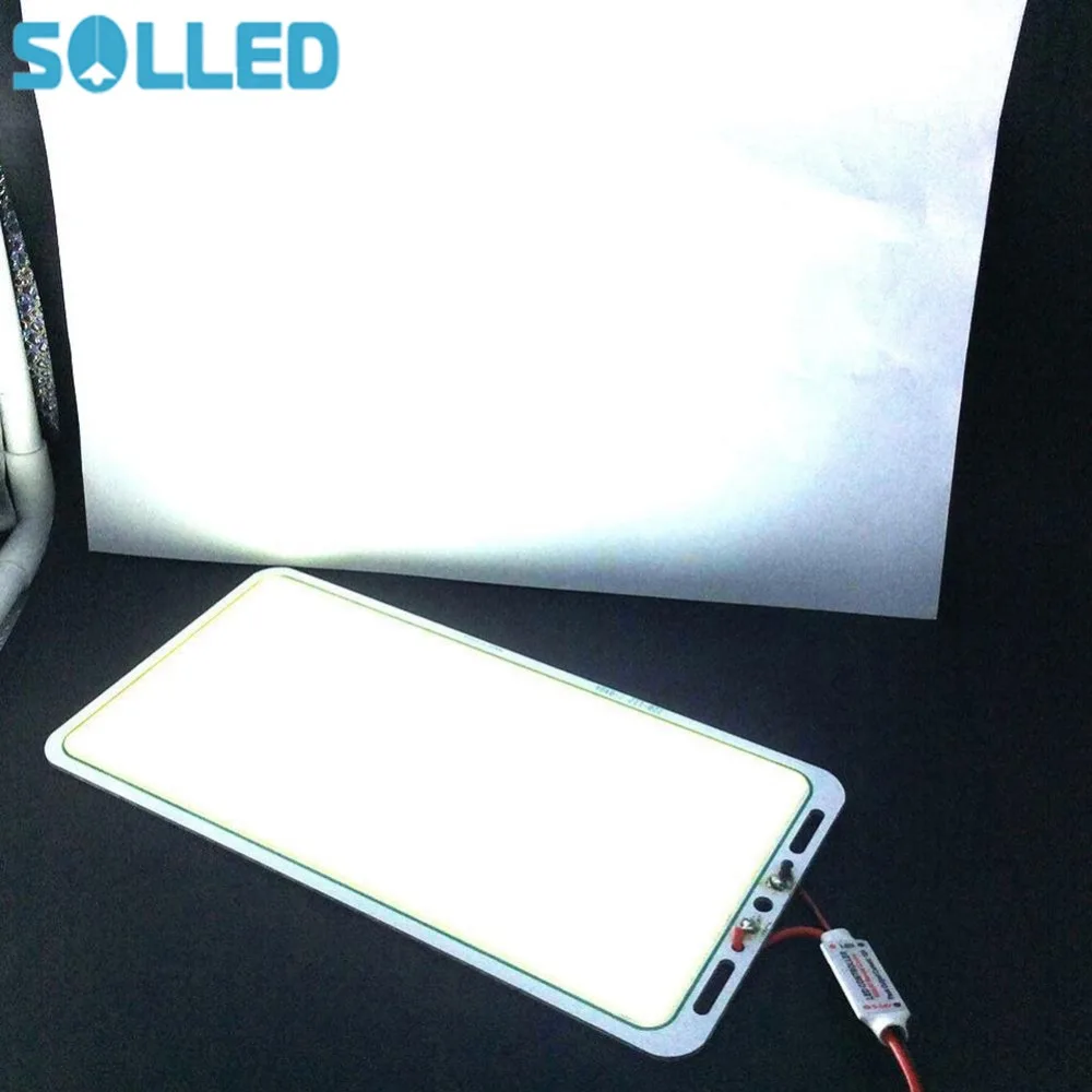 

SOLLED DC 12V COB LED Panel Light 70W Chip Strip FLIP Module TUBE Camping Lamp Flood lights jk30