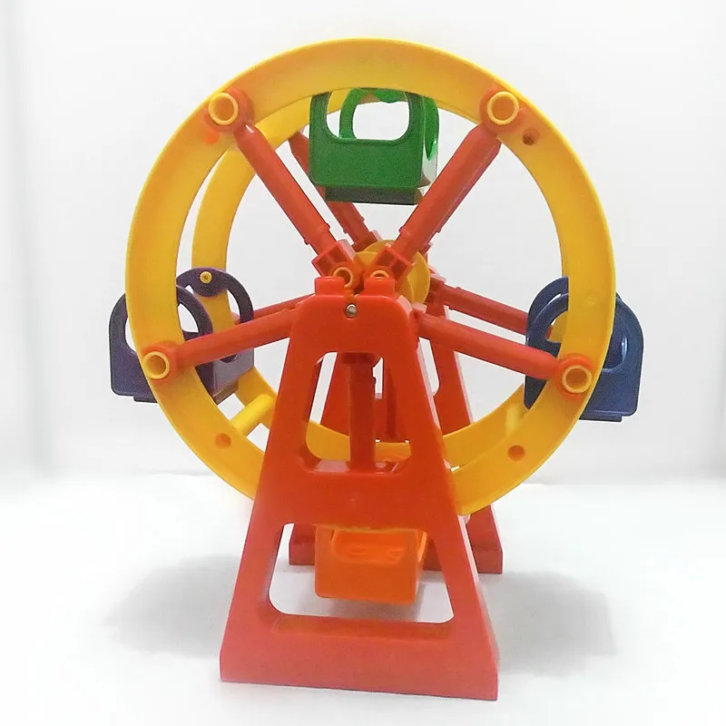 

Duplo Playground Ferris Wheel Blocks for Kids Plastic Park Theme Bricks Parts Educational Learning Toys Game For Children XD62