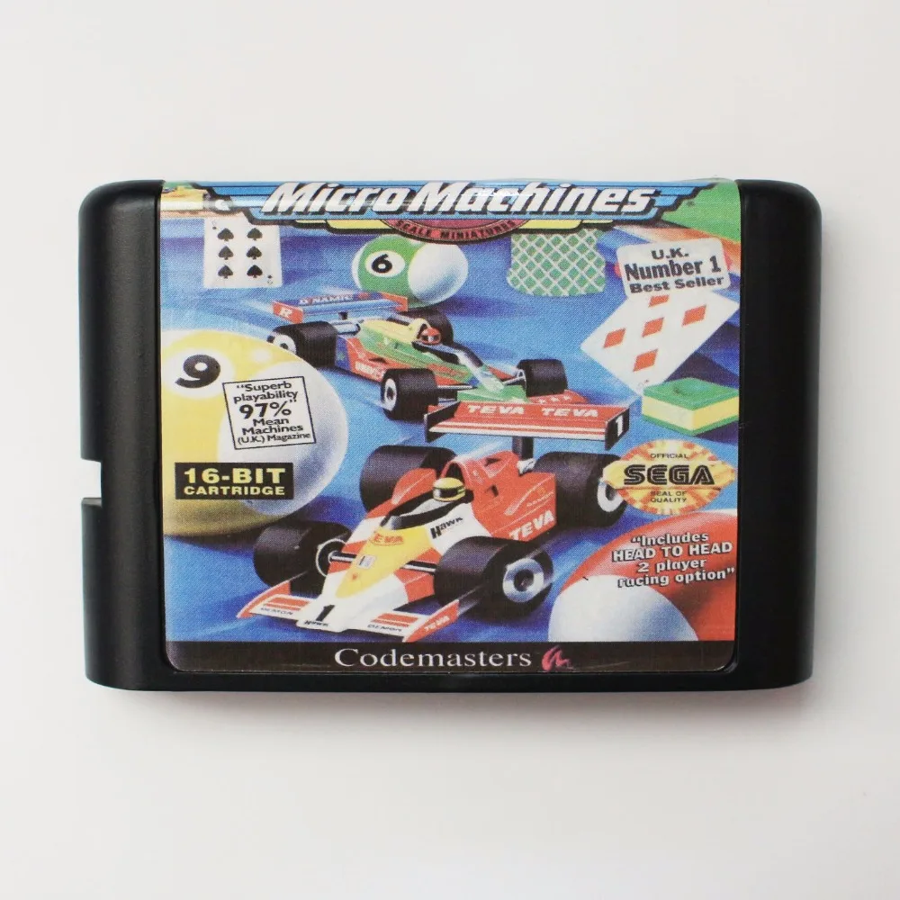 

Micro Machines 16 bit MD Game Card For Sega Mega Drive For Genesis