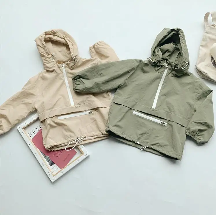 

2019 New Arrival Boys Girls Hooded Coat Autumn Full Sleeve Fashion Kids Jacket 1-6 Years PV838