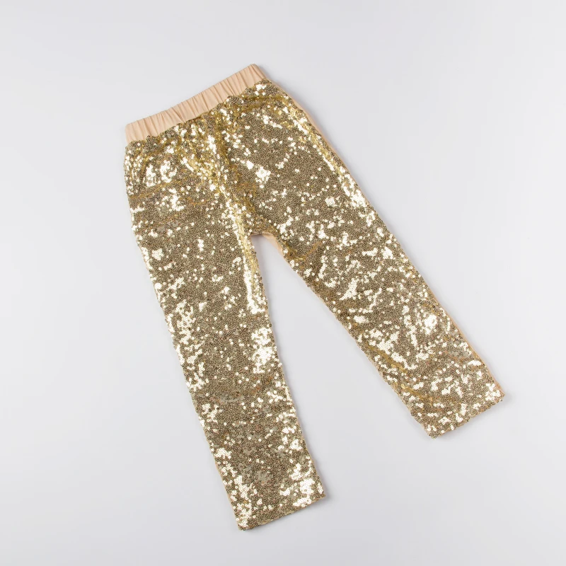 

Baby Sequin Pants 2018 New Fashion Baby Girls Boys Leggings Elastic Waist Casual Toddler Kids Trousers