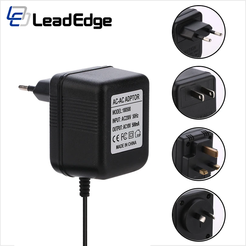 

18V 500mAh AC Power Adapter Transformer Charger for Wifi Wireless Video Doorbell Camera 110V-240V US UK EU AU Plug