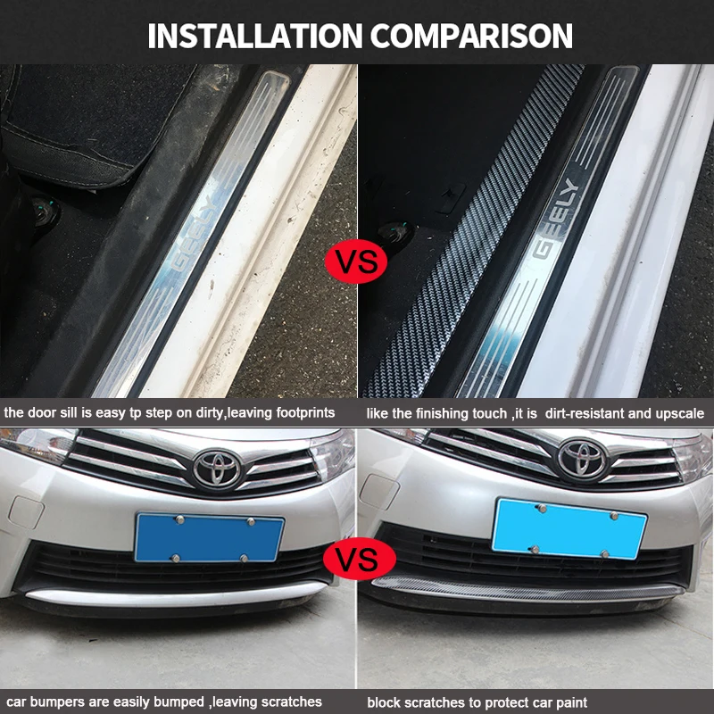 Car-Stickers-Carbon-Fiber-Rubber-Styling-Door-Sill-Protector-Goods-For-KIA-Toyota-BMW-Audi-Mazda