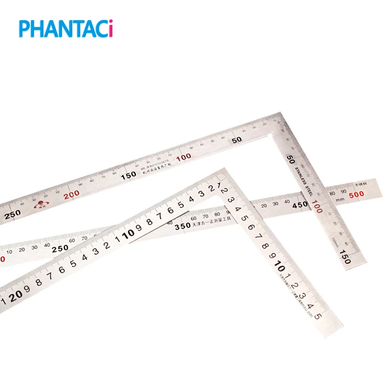 

Affordable Stainless Steel 15 * 30mm 90 Degree Angle Metric Try Mitre Square Ruler