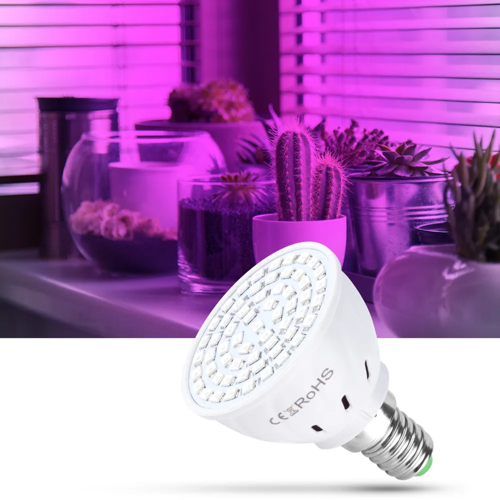 E27 светодиодный phytolamp парниковых 220 V GU10 светодиодный Grow Light B22 светодиодный Лампа внутреннего освещения для теплиц E14 УФ лампа для рассады 4 w 6 w 8 w groeilampen gu5.3