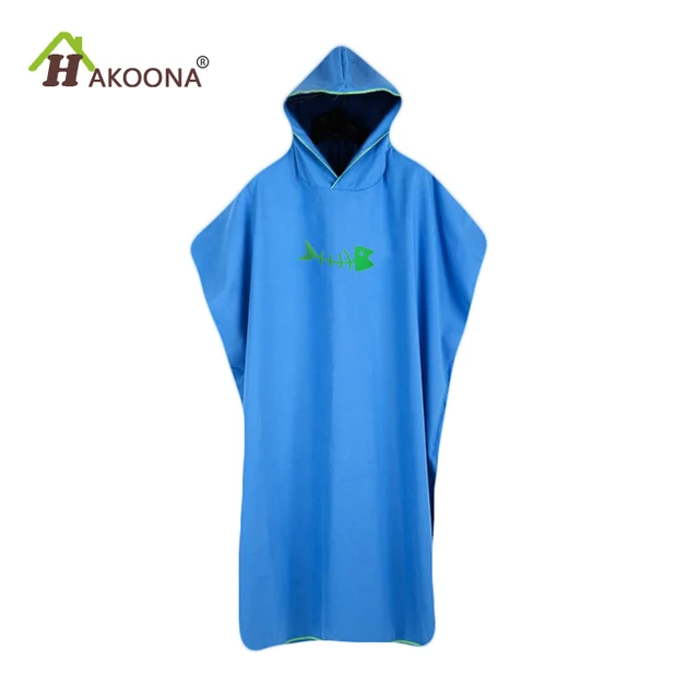 HAKOONA Beach Quick Drying Bathrobes For Adults Men Women Microfiber Cape Cloak Swimming Robe Hooded HAKOONA Beach Quick Drying Bathrobes For Adults Men Women Microfiber Cape Cloak Swimming Robe Hooded