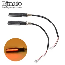 Moto che scorre indicatore di direzione A LED per Yamaha kawasaki honda suzuki KTM M10 10mm Sequenziale spia lampeggiatore