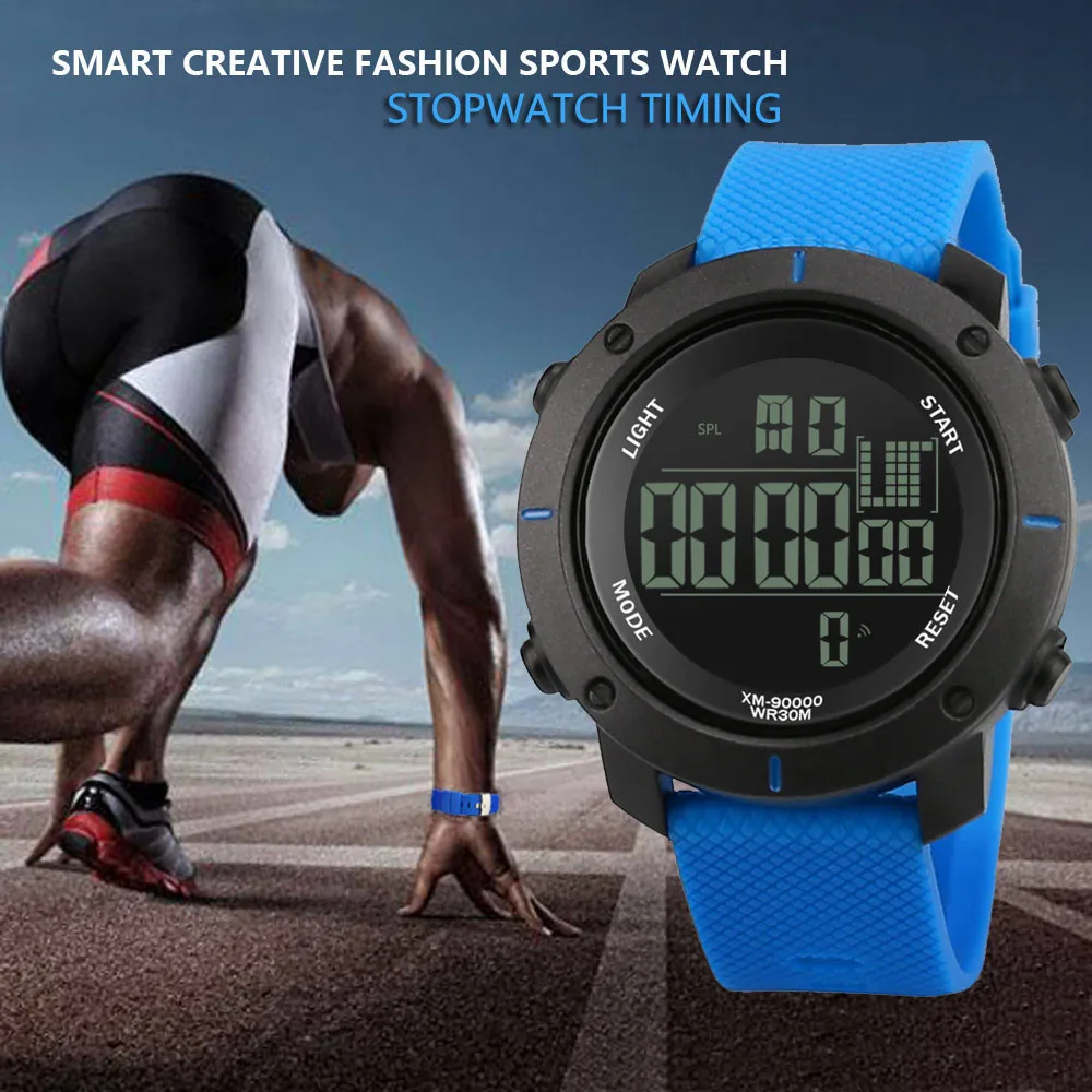 

Luxury Brand Mens Sports Watches Dive 30m Digital Led Military Watch Men Fashion Casual Electronics Wristwatches Relojes