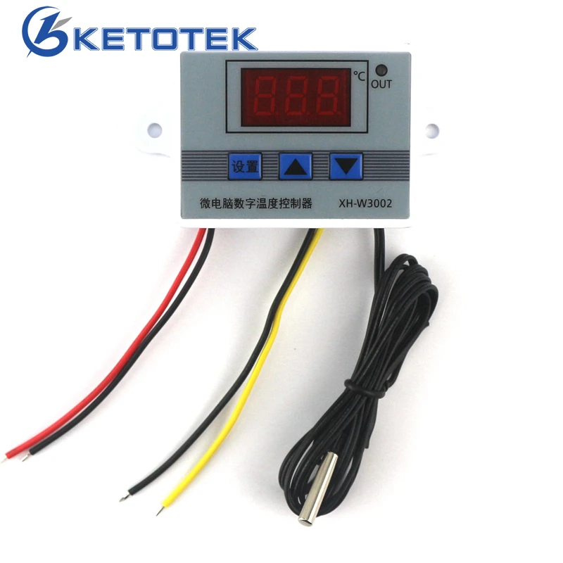 AC 220V 10A Digital Thermostat -50~110C LED Temperature Controller with Delay Start Calibration | Инструменты