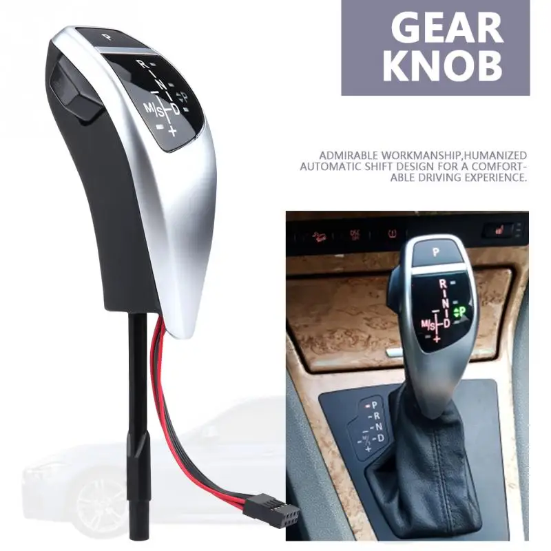 

Car modification LHD Automatic LED Shift Knob Gear Shifter Lever for BMW E46 E60 E61 E63 E64