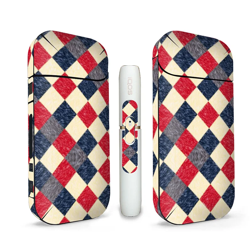 2018 новый стиль Ambrose Vape IQOS стикер полосатый рисунок кожа 15 цветов в