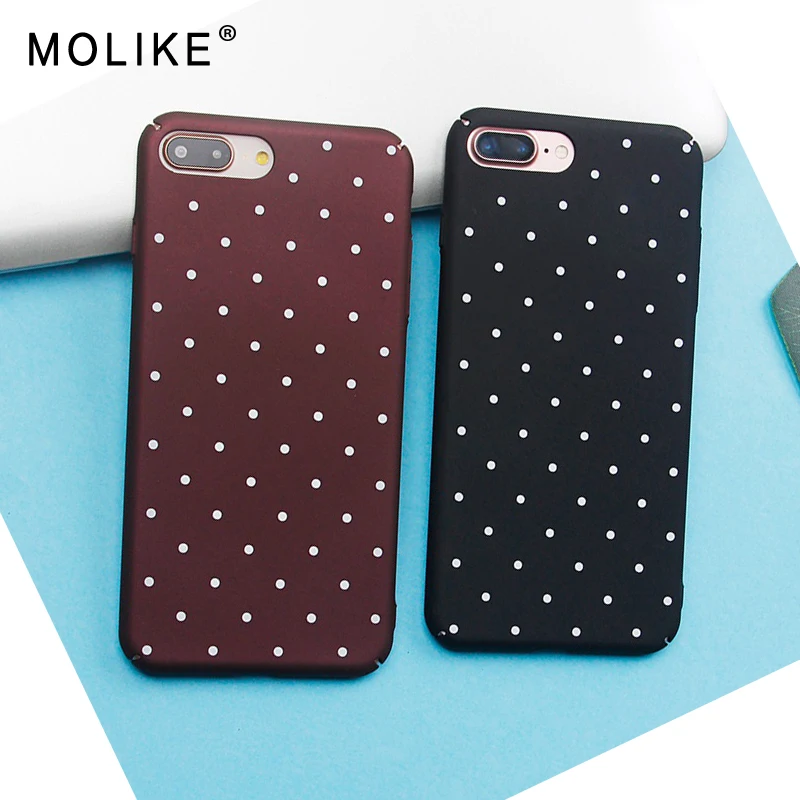 MOLIKE Phone Case For iPhone 6 6s 7 8 Plus Ultra Thin Mobile Hard Plastic Back S X Matte Feeling Cover |