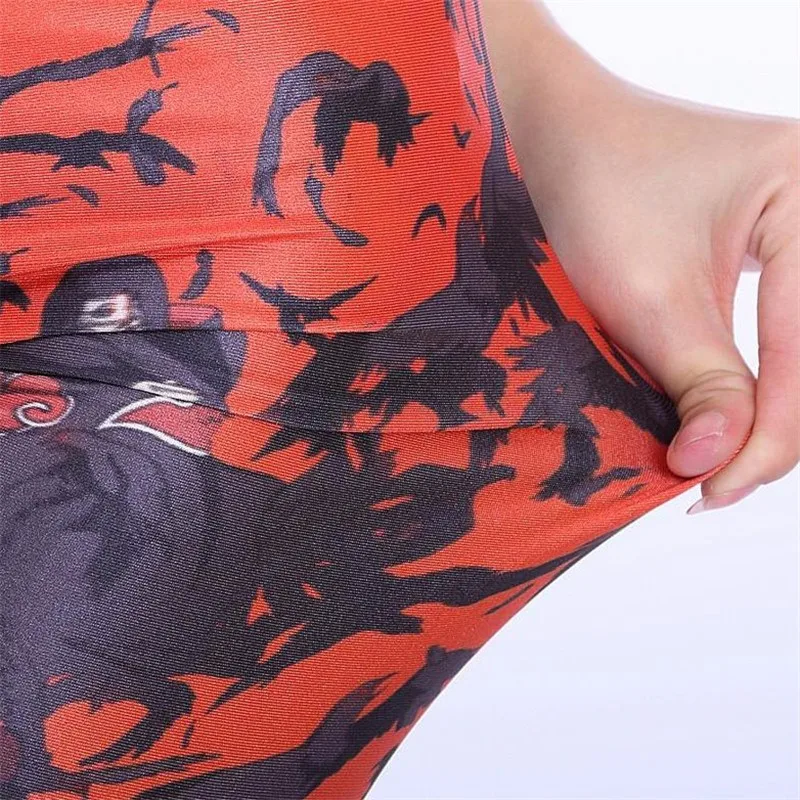 NADANBAO мода Наруто печатных Легинсы японский мультфильм Женские легинсы женские брюки