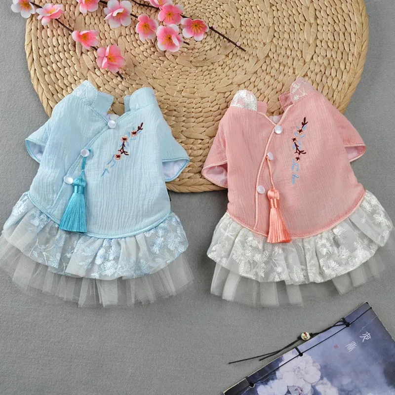 

Spring Summer Pet Dog Dress Chihuahua Puppy Dogs Costume Princess Pet Cat Dresses For Dogs Skirt Pet Puppy Clothes Ropa Perro