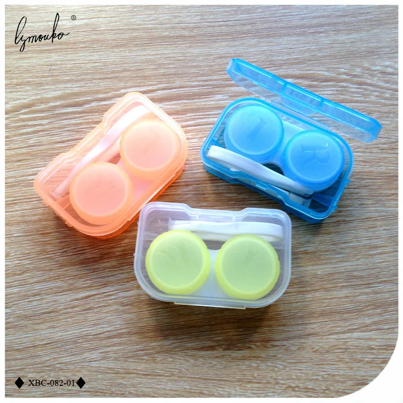 Lymouko/2 шт./партия, милый портативный чехол с контактными линзами для женщин, комплект для ухода за глазами, держатель для путешествий, контактные линзы, коробка