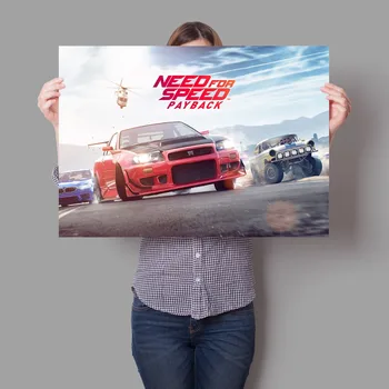 

Video Games PS XBOX Need For Speed Wall Sticker the For Kids Room Art Decor Boy Room Wall Decals Poster Mural canvas painting