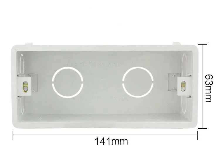 Настенный переключатель гнездо Нижняя коробка тип 118 три средних коробки высокой прочности распределительная коробка