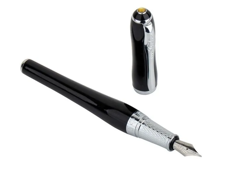 black Fountain pen Женская авторучка/Ручка-роллер 7 цветов на выбор DUKE 600 - Цвет: black Fountain pen