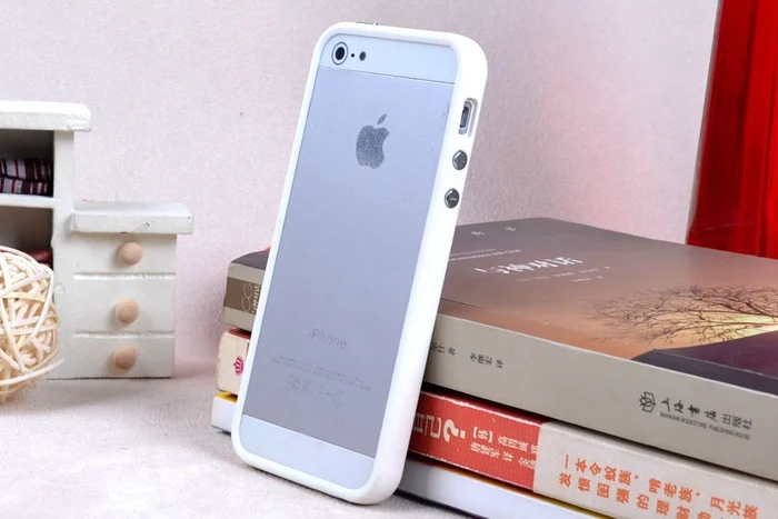Однотонный ТПУ Pc силиконовый защитный бампер для Iphone 5 5S SE защитный чехол для сотового телефона чехол 10 цветов