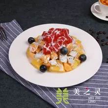 Simulation Food Model Simulation Mango Watermelon Salad Model Food Sample Vegetable Handicraft Artificial Prop Ornaments Display