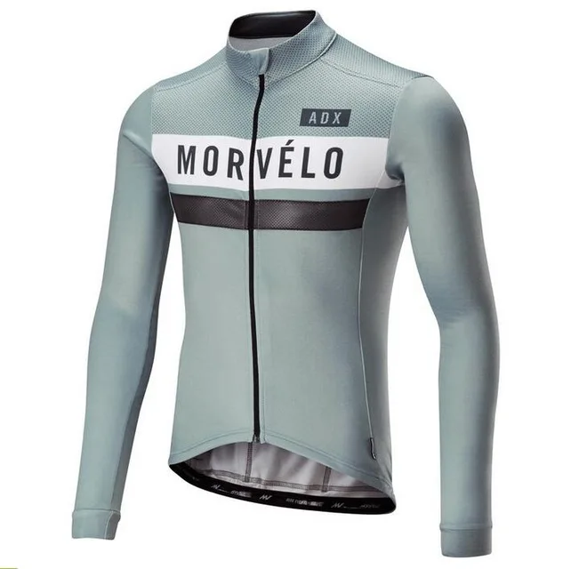 Morvelo с длинным рукавом Велоспорт Джерси весна/осень мужская Велоспорт Джерси Ropa Ciclismo велосипед одежда - Цвет: 006