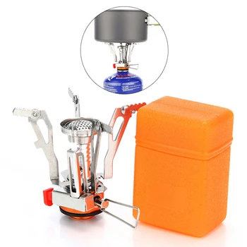

Portable Camping Stoves Folding Outdoor Gas Stove Furnace Cooking Picnic Split Stoves Cooker Burners Suitable for a Pot of 20cm