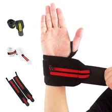 10 пар Тяжелая подъемная поддержка запястья Спортивная манжет для поддержки запястья руки ремни бинт эластичный фитнес тренировка безопасность повязка на руку