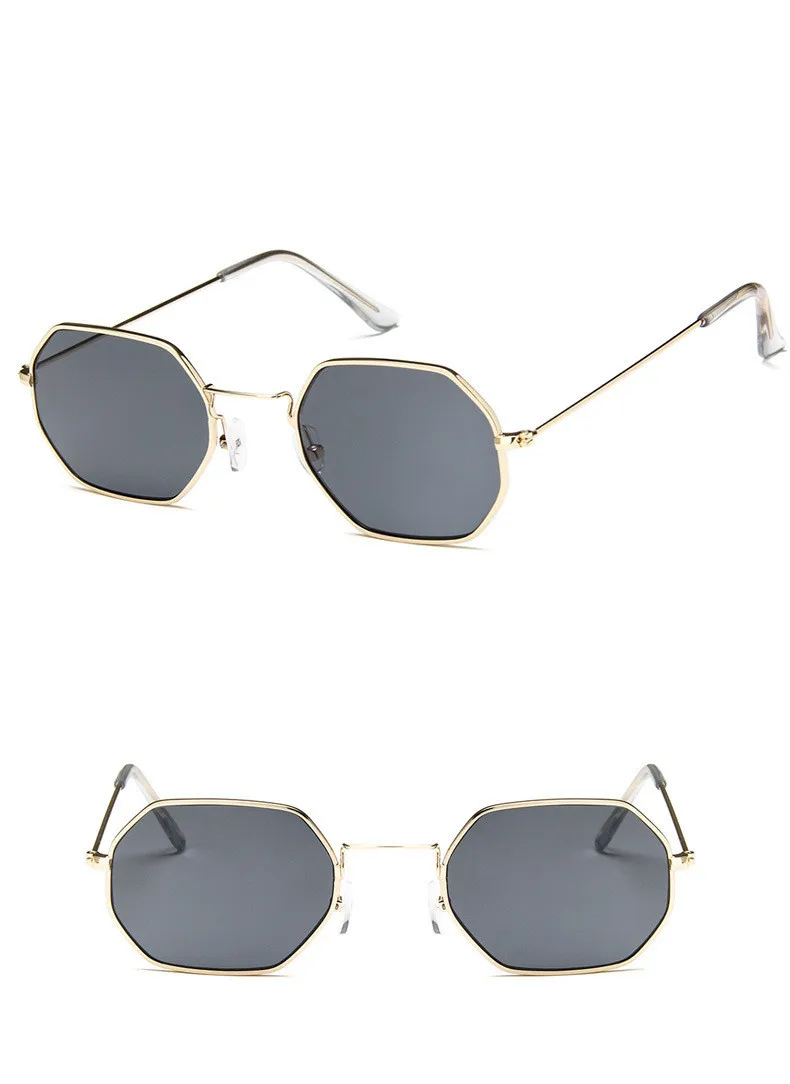 Европейский и американский стиль, солнцезащитные очки, роскошный неправильный многоугольник, маленькая оправа, мужские и женские Брендовые очки, модные мужские и женские UV400