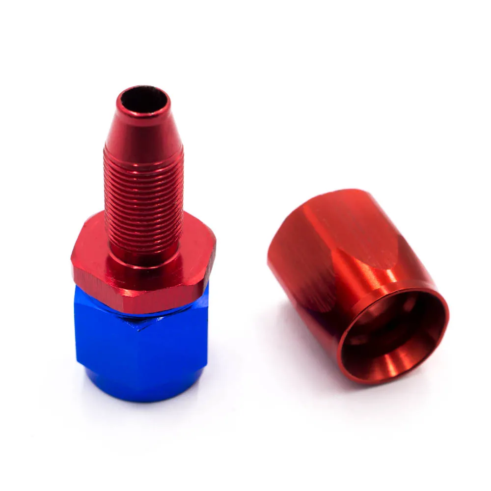 CNSPEED AN6 фитинги 06 алюминиевые 0 градусов масло/топливо/поворотный угловой фитинг
