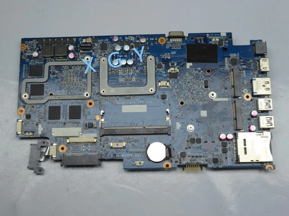 For Clevo W350ET i7 Laptop Motherboard GTX 660M 6 71 W3700 D03in