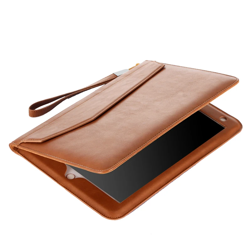 Универсальный Флип ручной ремешок ретро кожаный чехол для iPad6 Air2 9,7 дюймов ручной бизнес Стенд карты Smart Cover Apple iPad Air