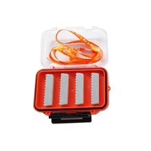 Приманка крючок Ящик для хранения двухсторонняя Водонепроницаемая Pesca пластиковая пена ловля нахлыстом