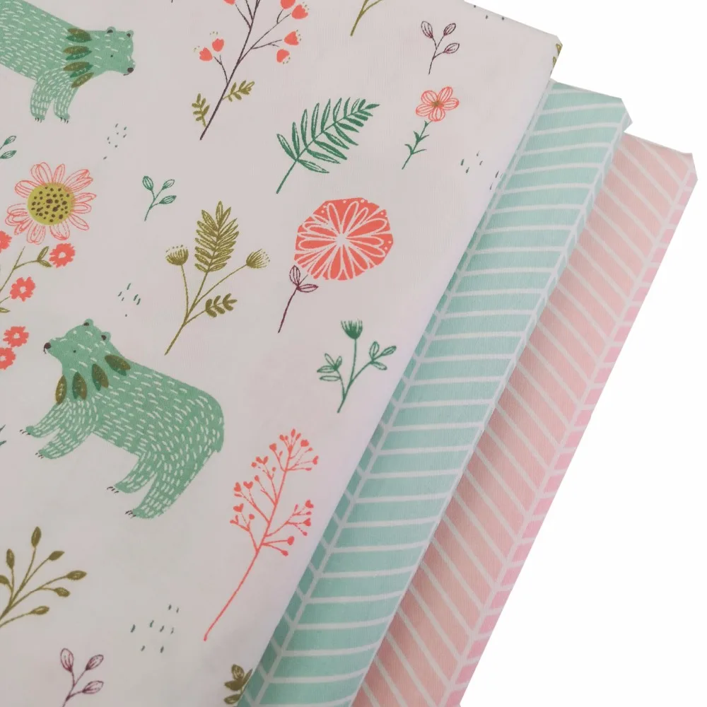 

Cartoon Printed Kids Twill Cotton Fabric,Patchwork Cloth,DIY Sewing Quilting Fat Quarters Handmade Material For Baby&Child