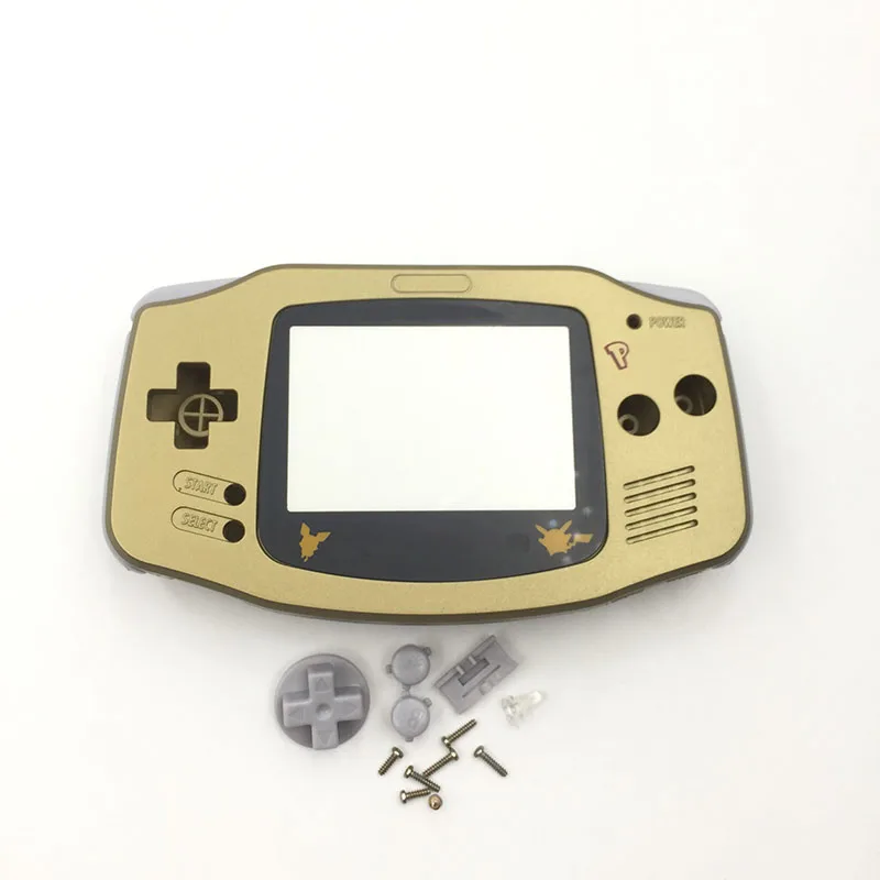 Золотой пластиковый чехол для nintendo Gameboy Advance GBA чехол