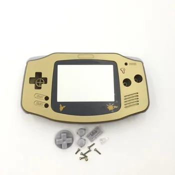 

Gold Plastic Housing Shell Skin for Nintendo Gameboy Advance GBA Case Cover