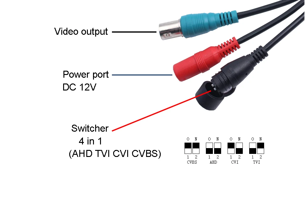 OUERTECH 5 мегапикселей XVI/TVI/CVI/CVBS/AHD 5 в 1 коммутатор кабель управления AHD камера CCTV пуля открытый водонепроницаемый 5MP камера