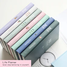2018 Planner 365 Days Personal Notebook Diary Weekly Planner Note book Cactus Agenda Journal Notepad Organizer School Stationery